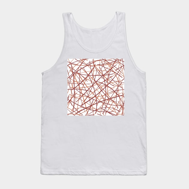 Two tone line doodles Tank Top by FrancesPoff